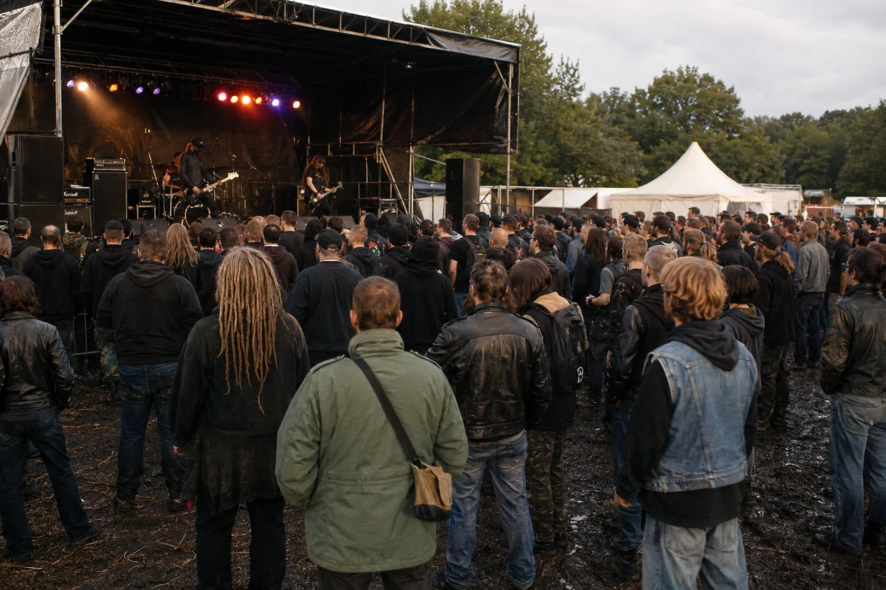 Reconstitution documentaire d’un festival hardcore français du début des années 2000