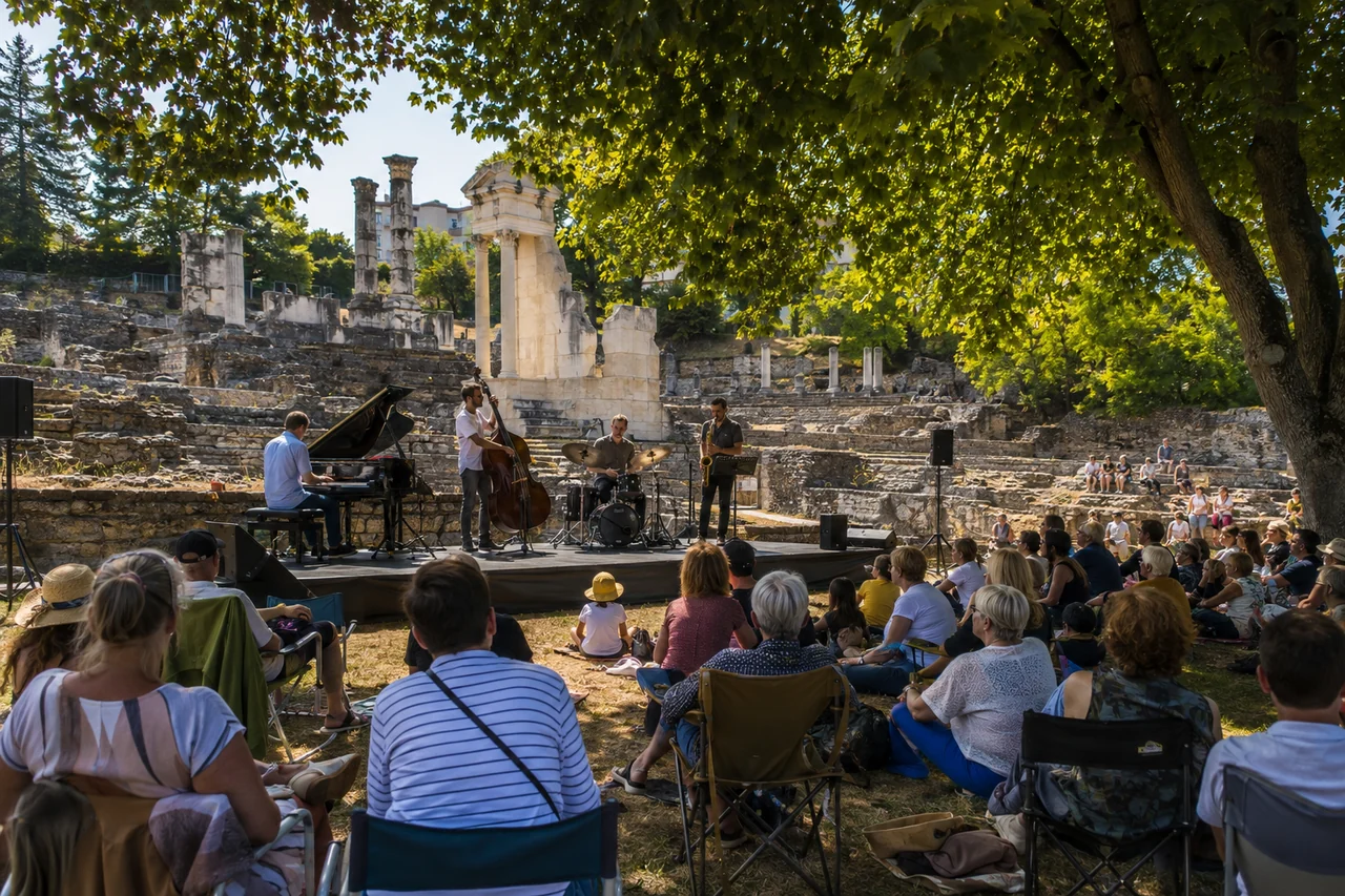 Concert de jazz gratuit dans les jardins de Cybèle à Vienne