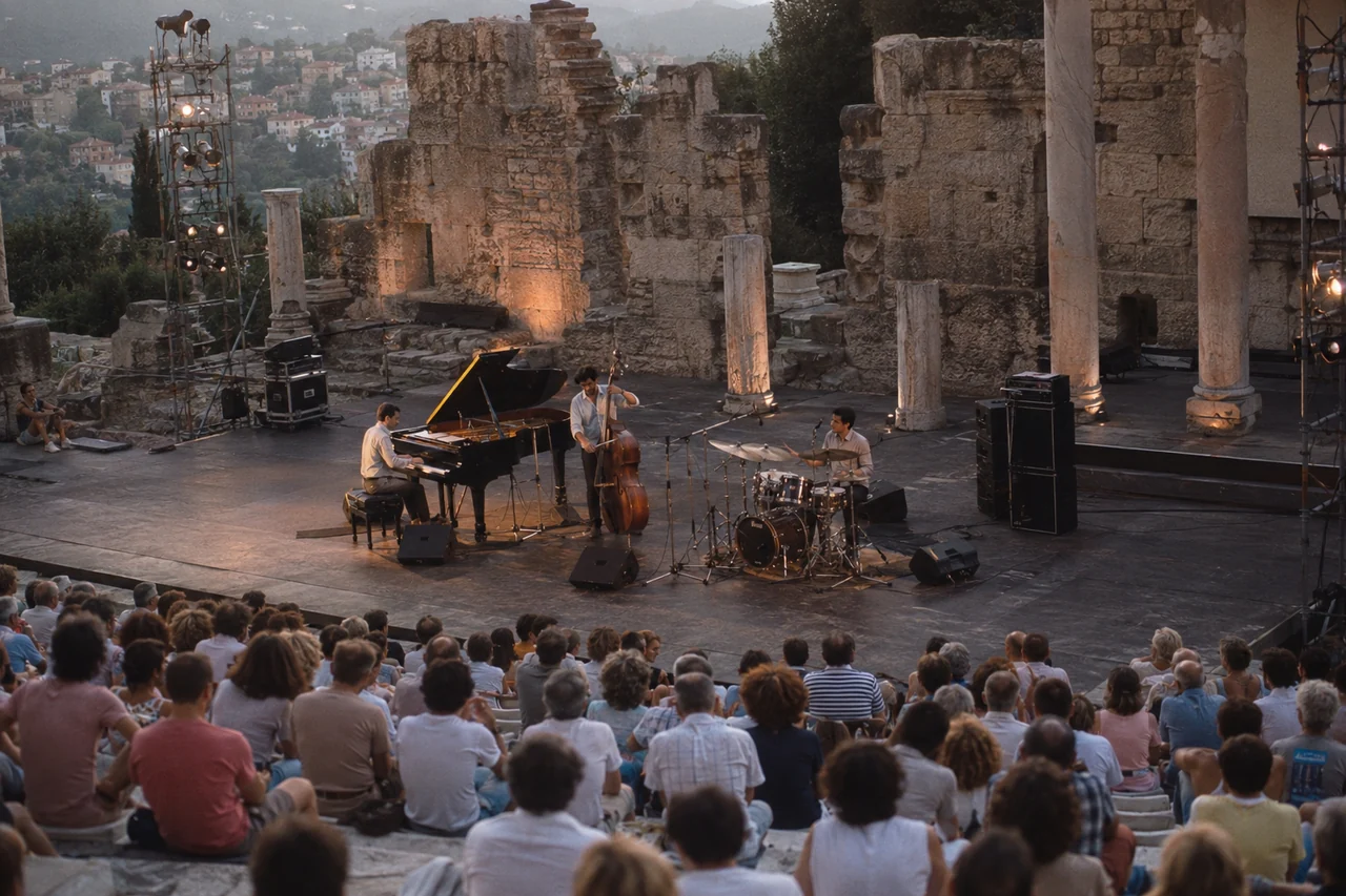Reconstitution du premier Jazz à Vienne au Théâtre Antique en 1981